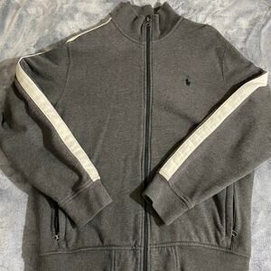 Grey polo ralph lauren zip up